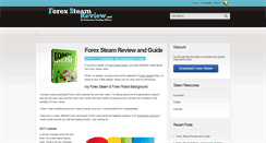 Desktop Screenshot of forexsteamreview.net