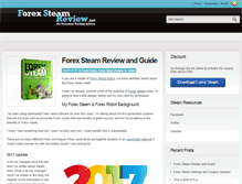 Tablet Screenshot of forexsteamreview.net